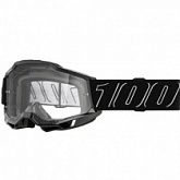 Мотоочки 100% Ride Accuri II Blackline Black/White Clear Lens