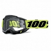 Мотоочки 100% Ride Accuri II Enduro Black/Yellow Dual Clear Lens