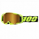 Мотоочки 100% Ride Accuri II Fairbanks Black/Yellow True Gold Mirror Lens