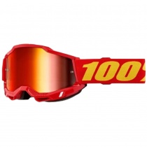 Мотоочки 100% Ride Accuri II Junior Red Mirror Lens