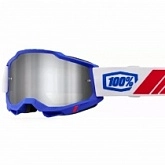 Мотоочки 100% Ride Accuri II Kolby Black/White/Blue Silver Mirror Lens