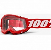 Мотоочки 100% Ride Accuri II Torken Red/White Clear Lens