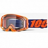 Мотоочки 100% Ride Armatic Enduro Neon Orange Dual Clear Lens