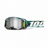 Мотоочки 100% Ride Armatic Polarity Green/White Silver Mirror Lens