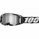 Мотоочки 100% Ride Armega Black/White Black Mirror Lens