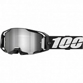 Мотоочки 100% Ride Armega Black/White Black Mirror Lens