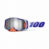 Мотоочки 100% Ride Armega Lavingaad White/Blue Mirror Silver Lens