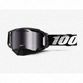 Мотоочки 100% Ride Snowmobile Dual Pane Vented Black Silver Mirror Lens