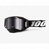 Мотоочки 100% Ride Snowmobile Dual Pane Vented Black Silver Mirror Lens