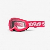 Мотоочки 100% Strata II Junior Pink/White Clear Lens