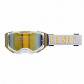Мотоочки Kenny Racing Performance Evo 2 White/Yellow Mirror Lens