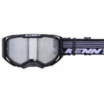 Мотоочки Kenny Racing Performance Level 1 Black/White Clear Lens