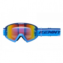 Мотоочки Kenny Racing Track+ Blue/White Red Lens