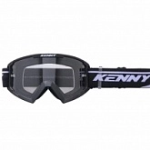 Мотоочки Kenny Racing Track Junior Black/White Clear Lens