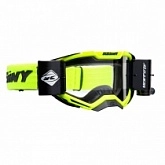 Мотоочки Kenny Racing Ventury Yellow/Black Clear Lens Roll-Off