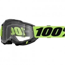 Мотоочки 100% Accuri 2 Enduro Black/Yellow Dual Clear Lens