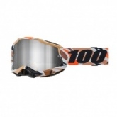 Мотоочки 100% Accuri 2 Flea Brown/Orange/Grey Mirror Silver Lens