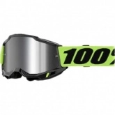 Мотоочки 100% Accuri 2 Neon Yellow/Black Mirror Silver Lens