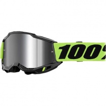 Мотоочки 100% Accuri 2 Neon Yellow/Black Mirror Silver Lens