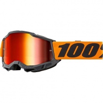Мотоочки 100% Accuri 2 Orange/Black Mirror Red Lens
