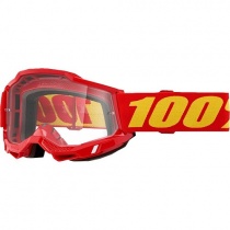 Мотоочки 100% Accuri 2 OTG Red/Orange Clear Lens