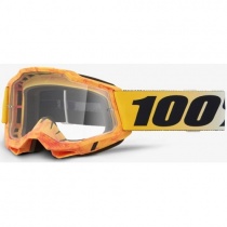 Мотоочки 100% Accuri 2 Razza Yellow/Black Clear Lens