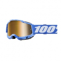 Мотоочки 100% Accuri 2 Sursi Blue/White Mirror Gold Lens
