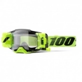 Мотоочки 100% Armega Forecast Neon Yellow Clear Lens Roll-Off