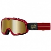 Мотоочки 100% Barstow Cartier Red Mirror Gold Lens