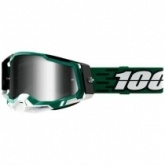 Мотоочки 100% Racecraft 2 Milori Green/Black Mirror Silver Lens