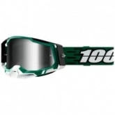 Мотоочки 100% Racecraft 2 Milori Green/Black Mirror Silver Lens