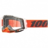 Мотоочки 100% Racecraft 2 Schrute Orange/Grey Clear Lens