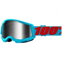 Мотоочки 100% Strata 2 Summit Blue Mirror Silver Lens