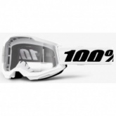 Мотоочки 100% Strata II White Clear Lens