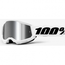 Мотоочки 100% Strata II Everest White Mirror Silver Lens