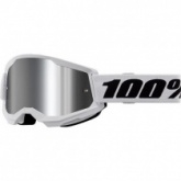Мотоочки 100% Strata II Junior White Mirror Silver Lens
