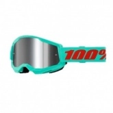 Мотоочки 100% Strata II Maupiti Green/Red Mirror Silver Lens
