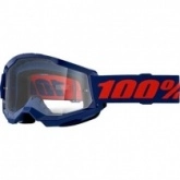 Мотоочки 100% Strata II Navy/Red Clear Lens