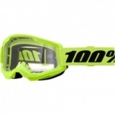 Мотоочки 100% Strata II Neon Yellow Clear Lens