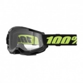 Мотоочки 100% Strata II Solar Eclipse Black/Yellow Clear Lens