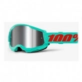 Мотоочки 100% Strata II Stone Blue Mirror Silver Lens
