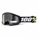 Мотоочки 100% Strata Mini Junior Black Clear Lens