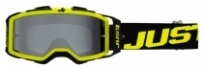 Мотоочки Just1 Nerve Absolute Black/Yellow Mirror Silver Lens
