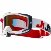 Мотоочки Just1 Racer 2.0 Black/Red White/Red Mirror Lens