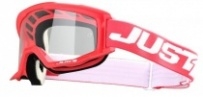 Мотоочки Just1 Vitro Red/White Clear Lens