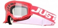 Мотоочки Just1 Vitro Red/White Clear Lens