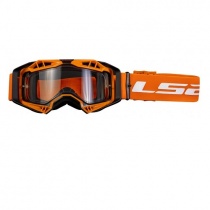 Мотоочки LS2 Aura Enduro Orange Clear Lens