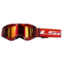 Мотоочки LS2 Aura Pro Red/Black Orange Lens