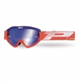 Мотоочки Progrip 3450 FL Riot Blue/Red Mirror Blue Lens