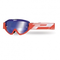 Мотоочки Progrip 3450 FL Riot Blue/Red Mirror Blue Lens